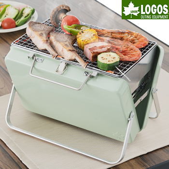 卓上グリル アタッシュケース型 バーベキューグリル BBQグリル ロゴス LOGOS グリルアタッシュS 81060980