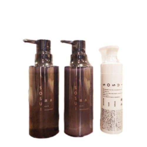 [国内正規品]疎水 スペシャルセット 3点 SOUSUI ソスイ ヘア シャンプー ヘアケア ダメージケア 健康毛 ハリコシ 保湿 コーティング actif 平松 浩樹