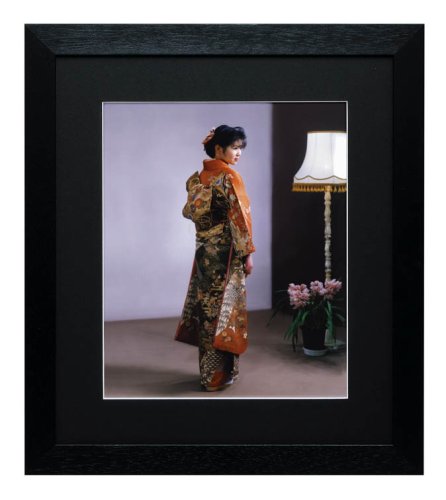 HAKUBA 高級木製額縁 FW1104 全紙 ブラック FW1104-Z-BK