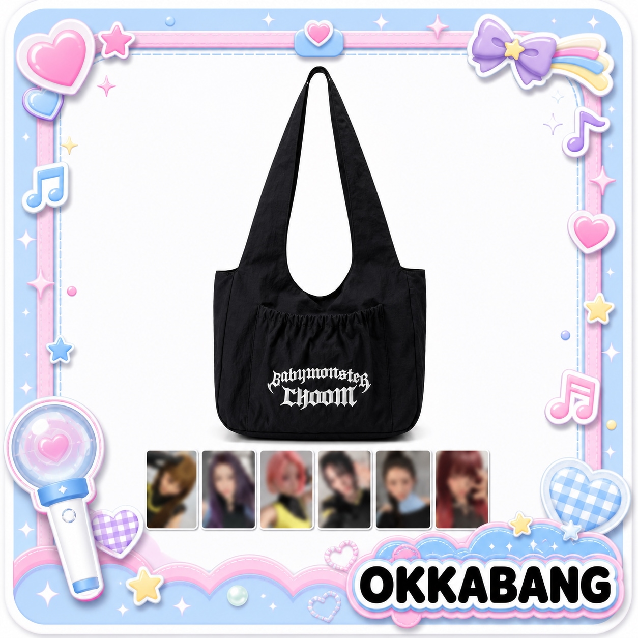 【公式】[CHOOM] BABYMONSTER SHOULDER BAG [CHOOMランダム2枚贈呈]