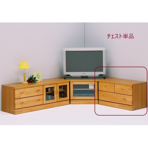 日本製 天然木 チェスト 80cm幅 ライトブラウン 完成品 ローボード リビングボード TV台 TVボード テレビボード