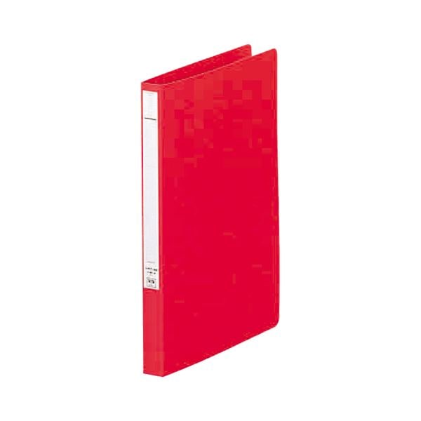 (まとめ) リヒトラブ パンチレスファイル(HEAVY DUTY) A4タテ 160枚収容 背幅25mm 赤 F-367-1 1冊 (×30セット)