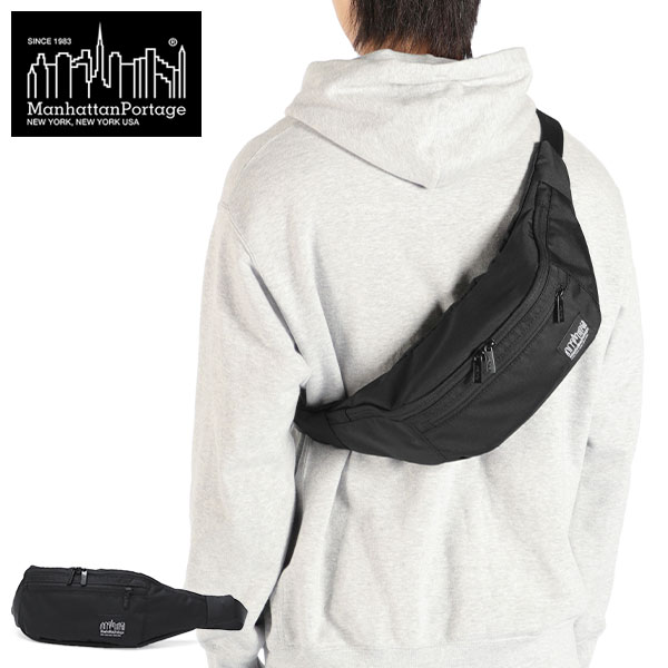 日本正規品 斜め掛け メンズ レディース 小さめ BLACK STANDARD SERIES ELRIDGE WAIST BAG CORDURA 305P MP1110-305PBL