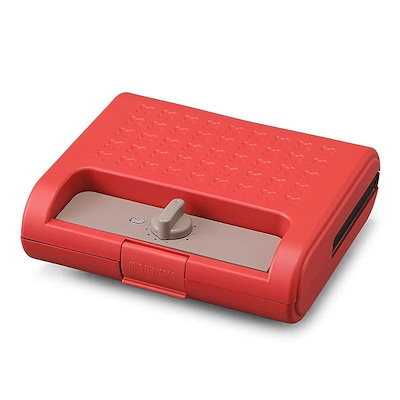 他サイト： アイリスオーヤマ　IRIS OHYAMA　マルチサンドメーカーダブルサイズ レッド　IMS-902-Rの商品画像