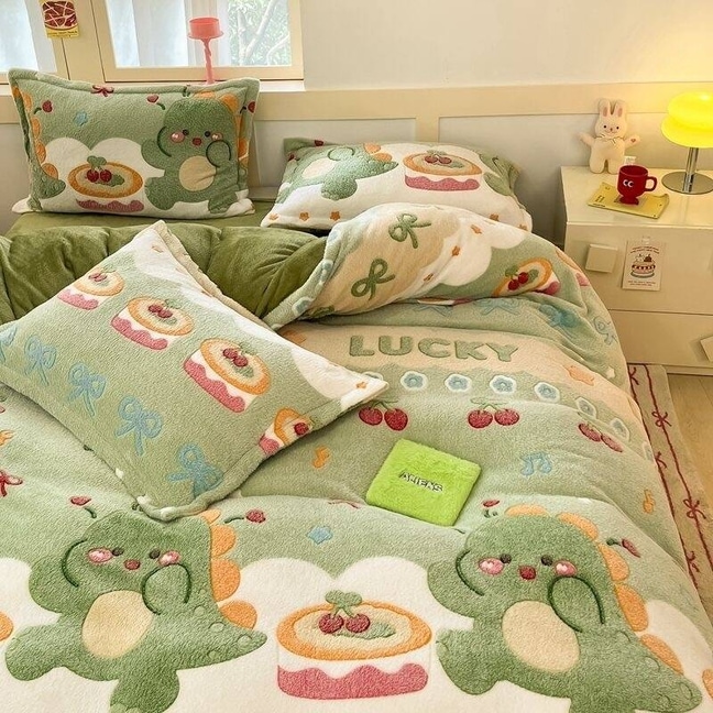 冬用 厚手 布団カバー ベッドカバー 暖かい 抗菌防臭 毛布 ダブルサイズ 掛け布団カバー 洗える 寝具 ベッド用品 プレゼント シングル セミダブル ダブル 韓国ファッション