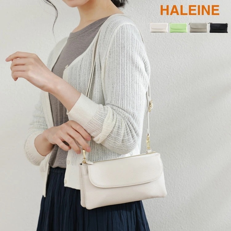 ミニショルダー 2WAY ポシェット スマホポーチ ミニバッグ ミニ バッグ お財布バッグ お財布 ポーチ ショルダーバッグ HALEINE アレンヌ ブランド スマホポシェット マルチポーチ 軽い
