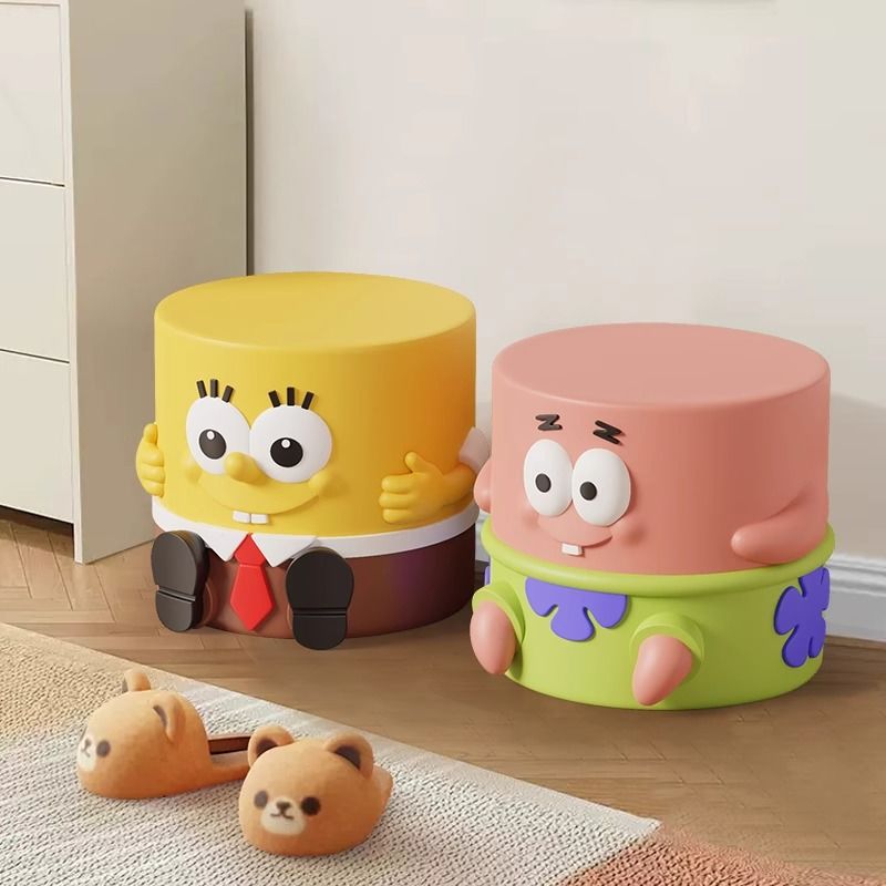 スポンジボブは靴の腰掛けを変えてかわいい靴の腰掛けの客間のアイデアの小さい腰掛けの子供は足の赤ちゃんの腰掛けの低い腰掛けの椅子を踏みます 12,397円