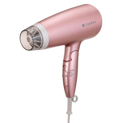 電磁波低減 ヘアケアドライヤーZD-750 (ピンク)