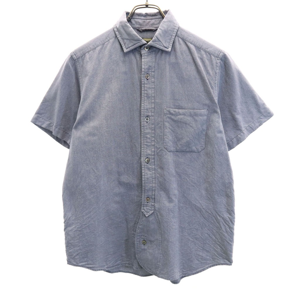 半袖 ライトオックスフォード シャツ 48 チャコールネイビー系 レディース