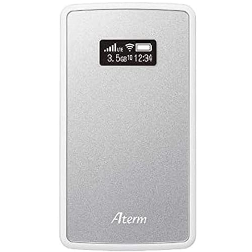 NECプラットフォームズ Aterm Wi-Fi モバイルルーター tri band MP02LN SW メタリックシルバー PA-MP02LN-SW