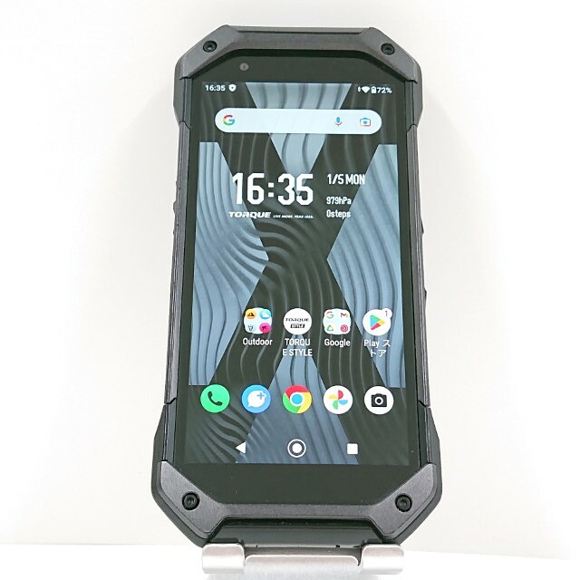 TORQUE 5G KYG01 au ブラック 送料無料 本体 c16136 【中古】
