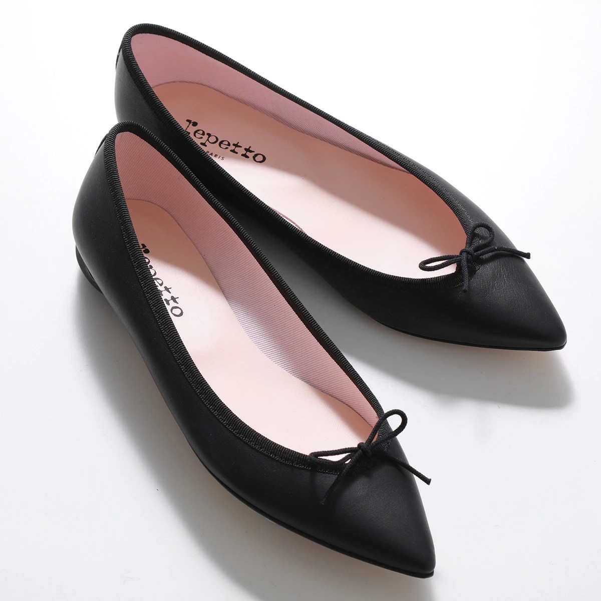 repetto レペット バレエシューズ Brigitte Ballerinas V1556VE レディース レザー ポインテッドトゥ パンプス フラットシューズ 靴 410/Noir