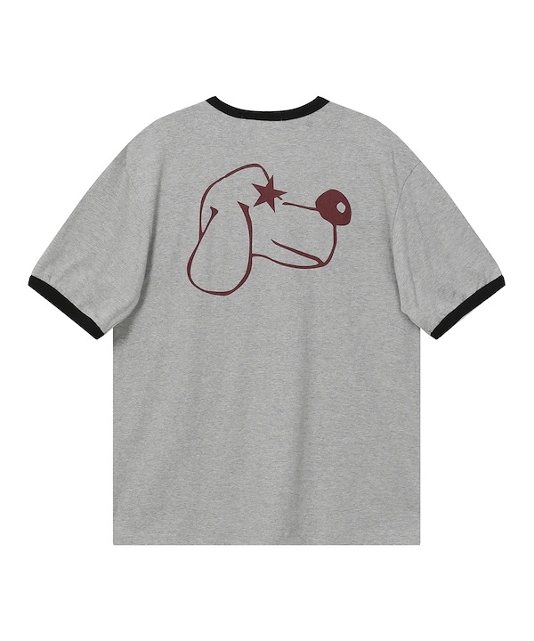 韓国 ユニセックス ロゴTシャツ[BAUF] PEACE RINGER T-SHIRT Qoo10 BAUF PEACE RINGER T ロゴ 半袖