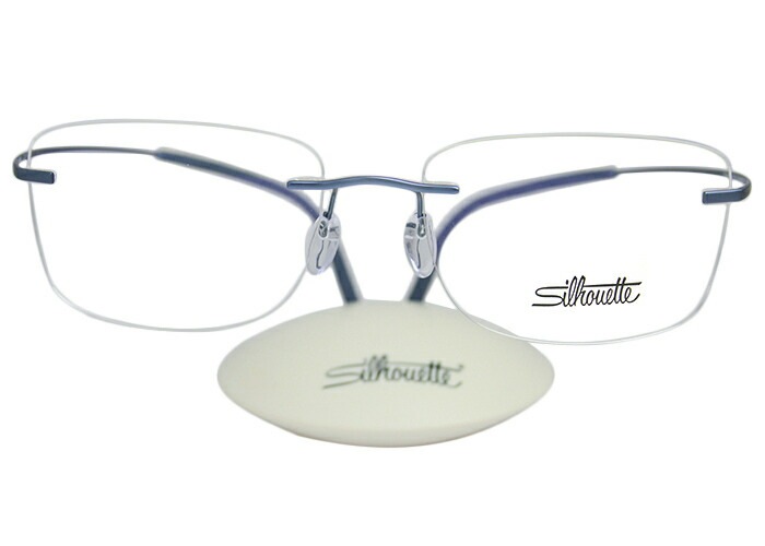 シルエット Silhouette 5541 4641 チタンミニマルアートアイコン アークティックブルー ARCTIC BLUE BS 眼鏡 リムレス オーストリア製 ツーポイント 記憶形状 チタン