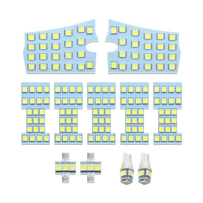 E52 LED ルームランプ エルグランドE52 日産 室内灯 専用設計 爆光 3チップSMD搭載 カスタムパーツ LED バルブ 一保証 OPP-Room-Elgrand-E52