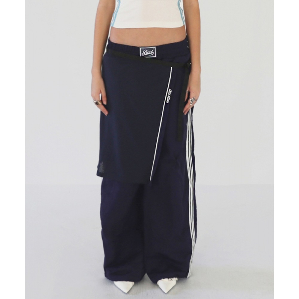 バッドブラッドビリー SS トラックパンツ-ネイビー