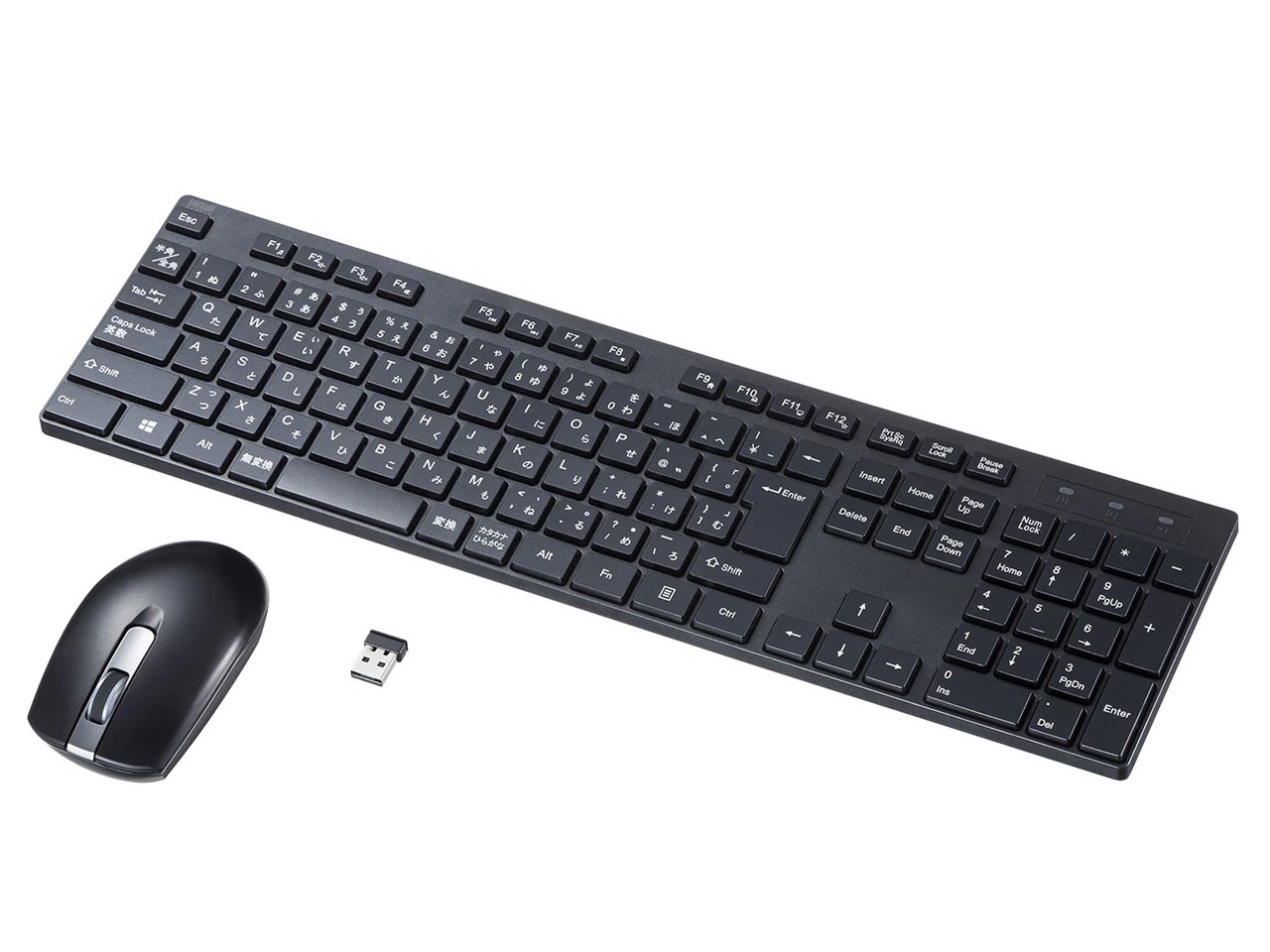 SKB-WL39SETBK 静音マウス付ワイヤレスキーボード