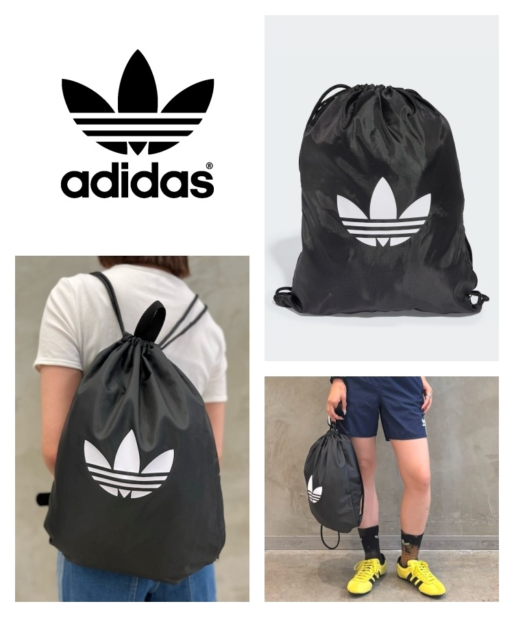 Qoo10 adidas ナップサック バケットバッグ ミディアム