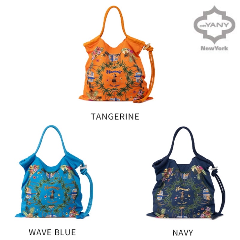 [25SS/色の選択] マラーケシ25 ショルダー OCSBSD59_(TANGERINE/WAVE BLUE/NAVY)/韓国正規品保証 関税負担なし/ハワイアン感性のプリントパターン