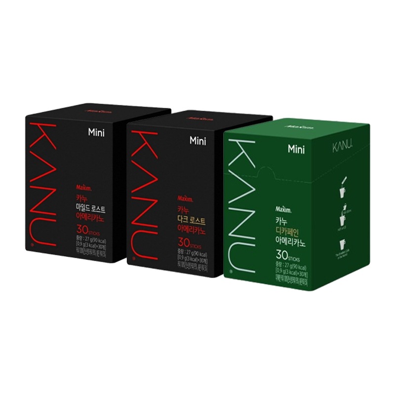 [4個セット] ミニコーヒースティック30包入り・選べる3種(マイルド・ダーク・カフェインレス)・韓国コーヒー・インスタントコーヒー・デカフェ・簡単スティックタイプ