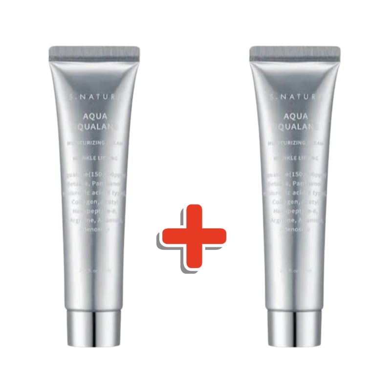 [Oliveyoung PICK/1+1] アクアスクアラン 水分クリーム 60ml +60ml