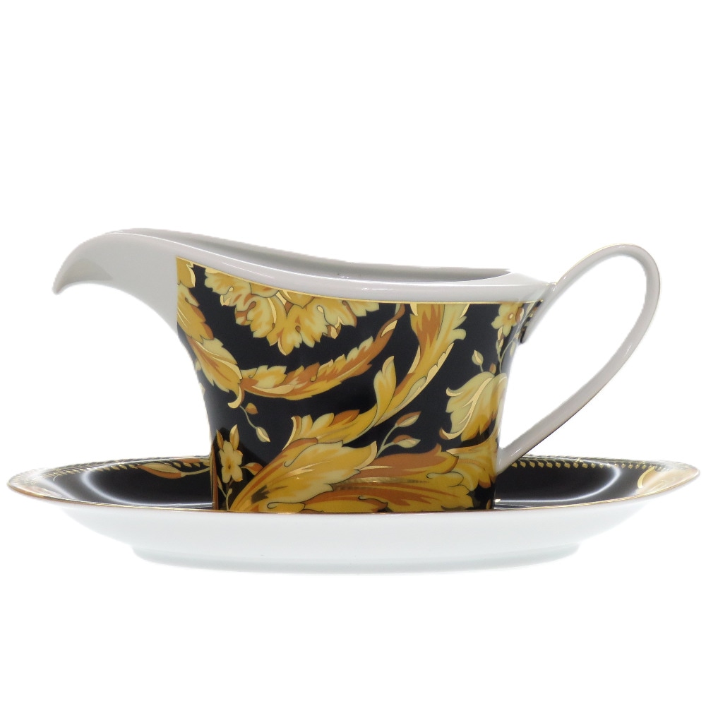 未使用品 ソーサー&ポット Ikarus Vanity rosen thal ローゼンタール 食器 陶器 ブラック 1085【中古】 レディース