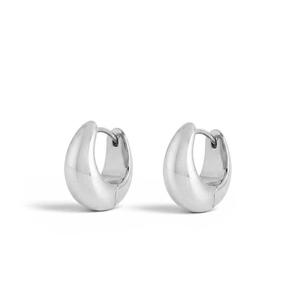Ice Hoops Small ピアス 100515-os シルバー アクセサリー フープ