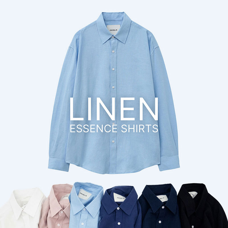[Essence] Linen shirt 6COLORS