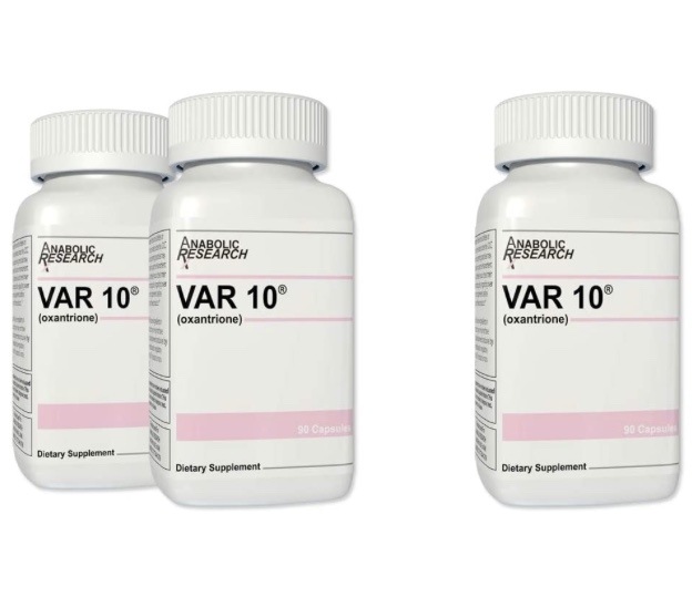 【VAR 10 (テストステロン強化) サプリメント】90錠入*3本（3か月分）スピードと強さ / 引き締まった体格