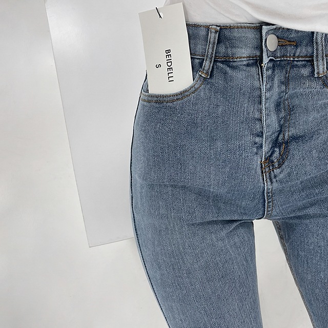 韓国の女性ファッション Beidellimade カットオフ デニムスキニーパンツ Pt1123 Blog Casaescola Com Br