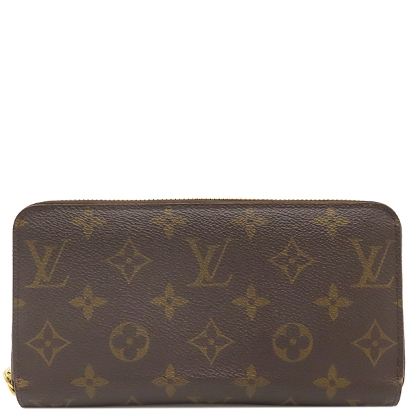 ルイヴィトン LOUIS VUITTON 長財布 ジッピーウォレット モノグラムキャンバス ブラウン ゴールド金具 茶 ラウンドファスナー M42616 LM0280【中古】
