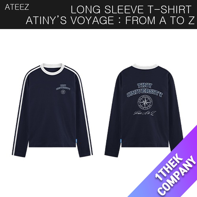 ATEEZ atiny's voyage ペンミ　ロングTシャツ ATEEZ - Long Sleeve T-Shirt [2024 Fanmeeting 'ATINY'S VOYAGE