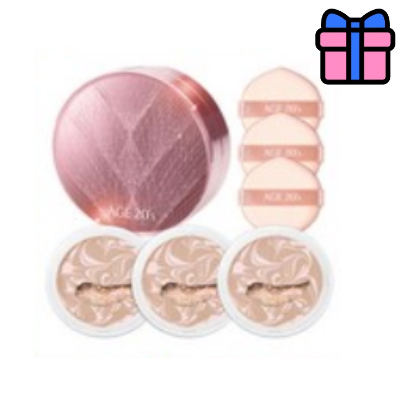 [BEST韓国人気]エッセンス カバー ファンデーション トゥインクルエディション シャイニング Case 1個+refill 3個 紅潮 しっとり 韓国コスメ 水分 UVカット SPF50 つ