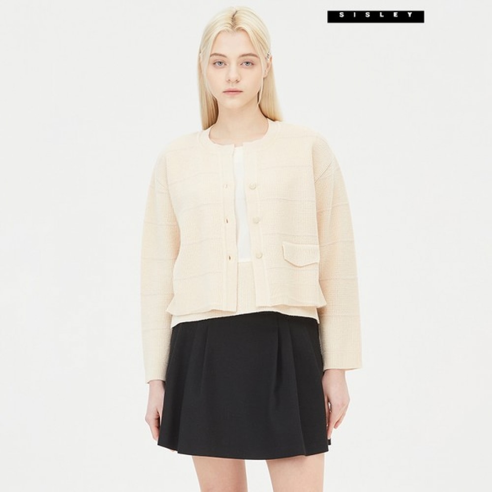 [シスレー] シスレーウーブンパッチトップニットプルオーバーSAKP05411
