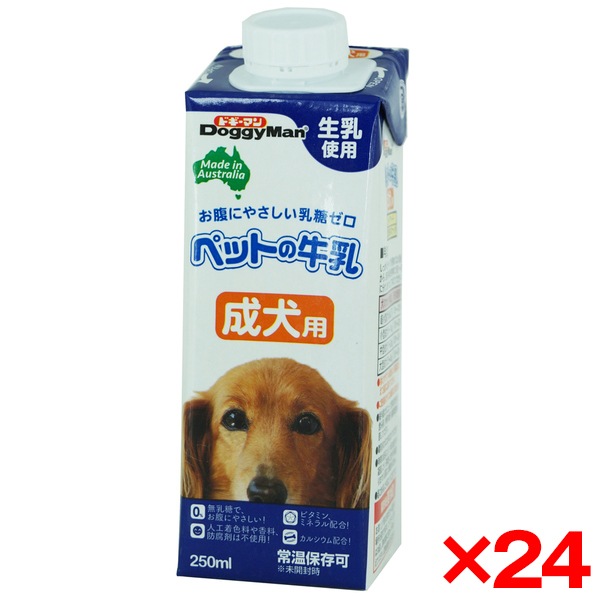 【24個セット】 ペットの牛乳 成犬用 250ml