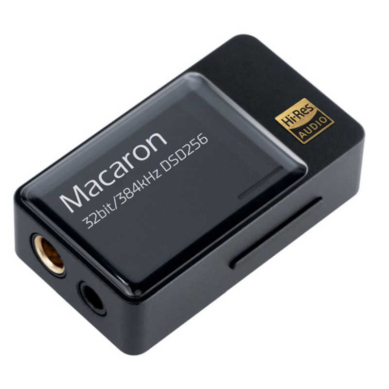 IBASSOJR　ポータブルヘッドホンアンプ ブラック　iBJr-Macaron-BK