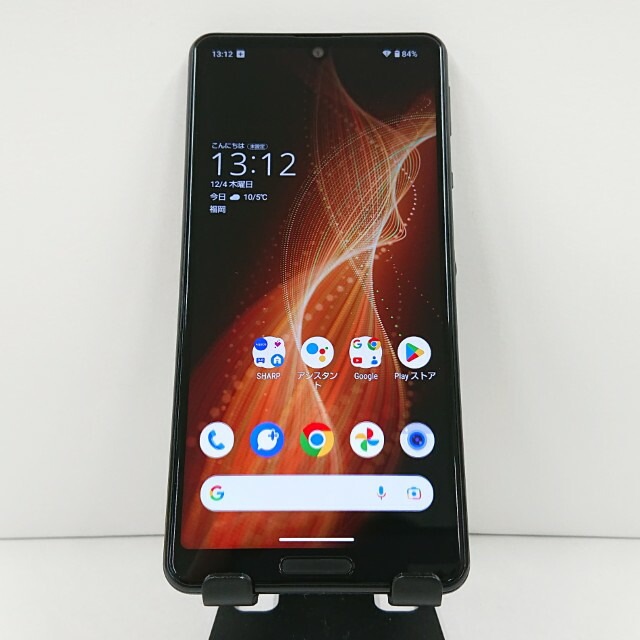 AQUOS sense5G SHG03 au ブラック 送料無料 本体 c15807 【中古】
