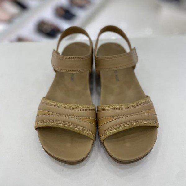 女性用軽量サンダル 4CM YAEMDS701NYBE HFPS2A GN_GN