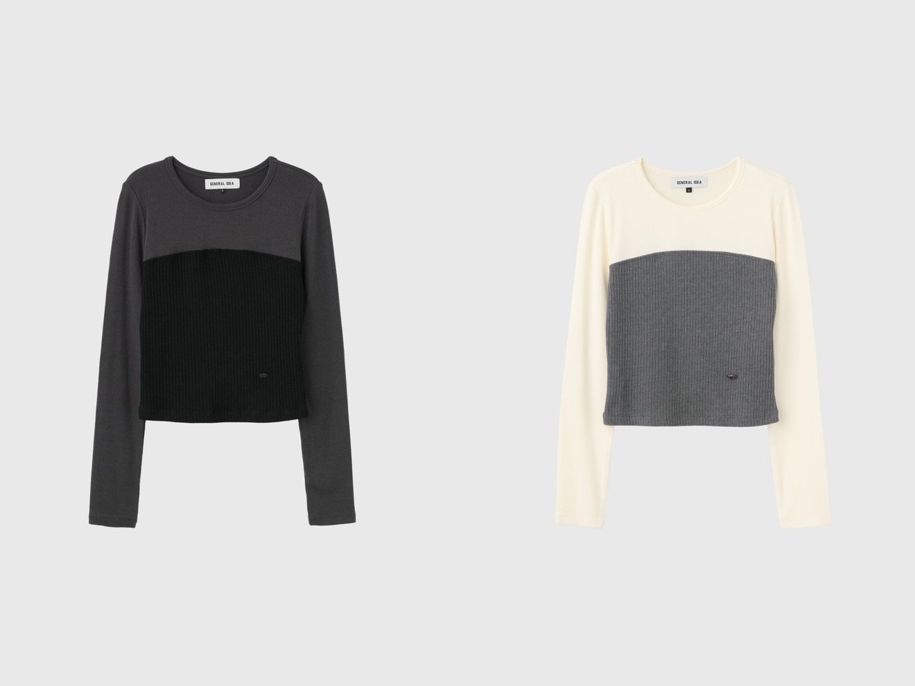 ビスチェレイヤードTシャツ_2COLOR