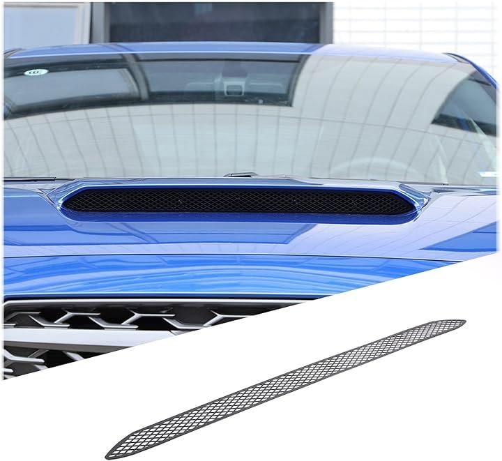 互換品スバルWRX 2022年～現行対応 フードベントボンネットカバー エアベントトリムネット ベントフード 吸気スクープターボボンネット フロントダクト エアダクト 送風口(ブラック)