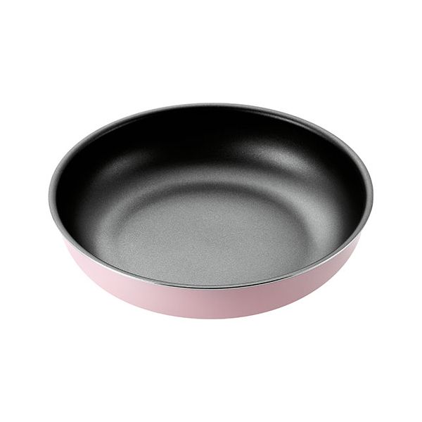 [5個セット] コロセレ フライパン 26cm 内面フッ素樹脂塗膜加工 コンパクト省スペース ガス火/IH調理器/オーブンOK CSF-26X5