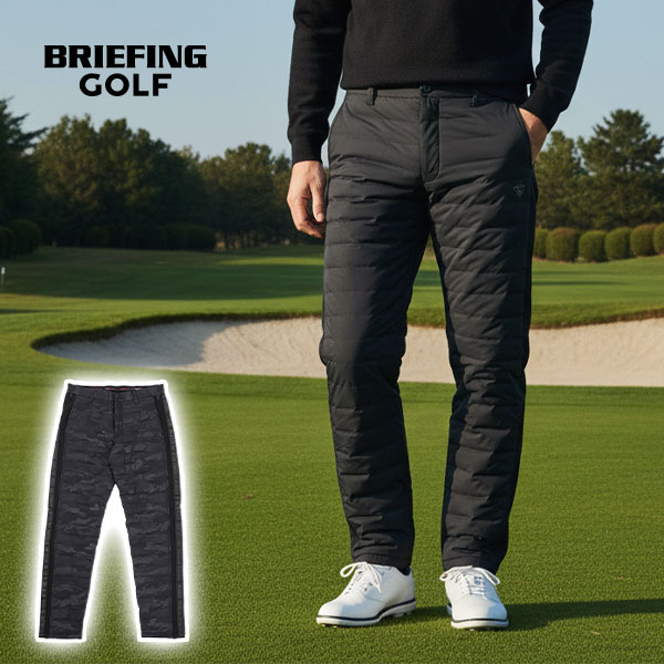 日本正規品 ウエア ダウンパンツ 冬 ゴルフパンツ ゴルフウエア 男性用 防寒 URBAN ATHLETE COLLECTION MEN S HYBRID DOWN PANTS BRG253M57