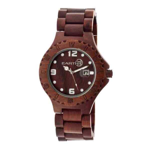 その他 ファッション腕時計 Earth Eco-Friendly Dark Brown Wood Raywood Watch EW1703