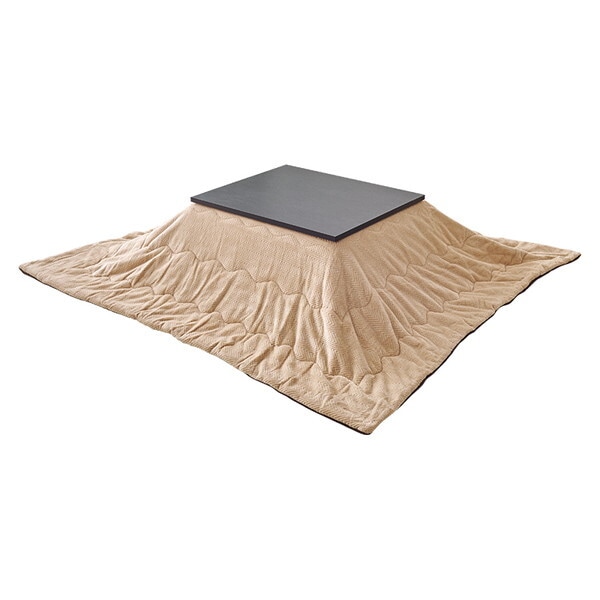 KOT-7312-7560MGY + ビケ7560BE こたつ + うす掛け布団 2点セット グレー/ベージュ メーカー直送