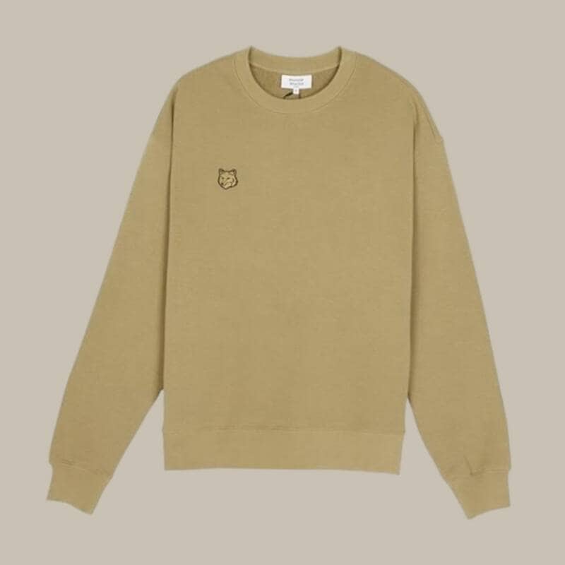 [カード決済で10%オフ] MAISON KITSUNE ボールド フォックスヘッド メンズ クルーネックTシャツ MM00316KM0321 0117