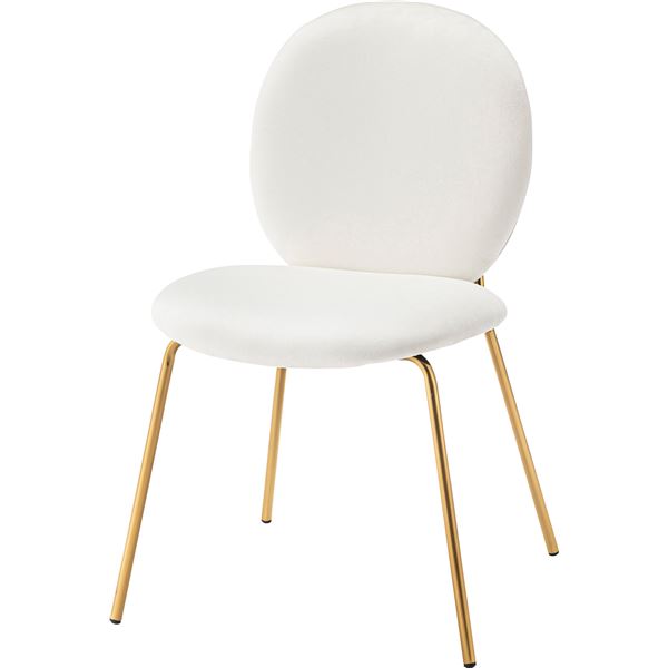 チェア アイボリー 約 W49xD53xH76xSH43cm 組立式