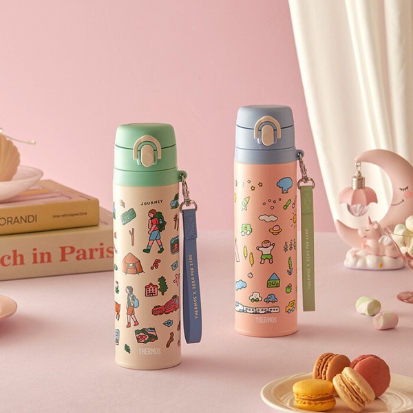 サーモスX ゼロパーゼロ ストラップ ワンタッチ タンブラー JNT-550KC