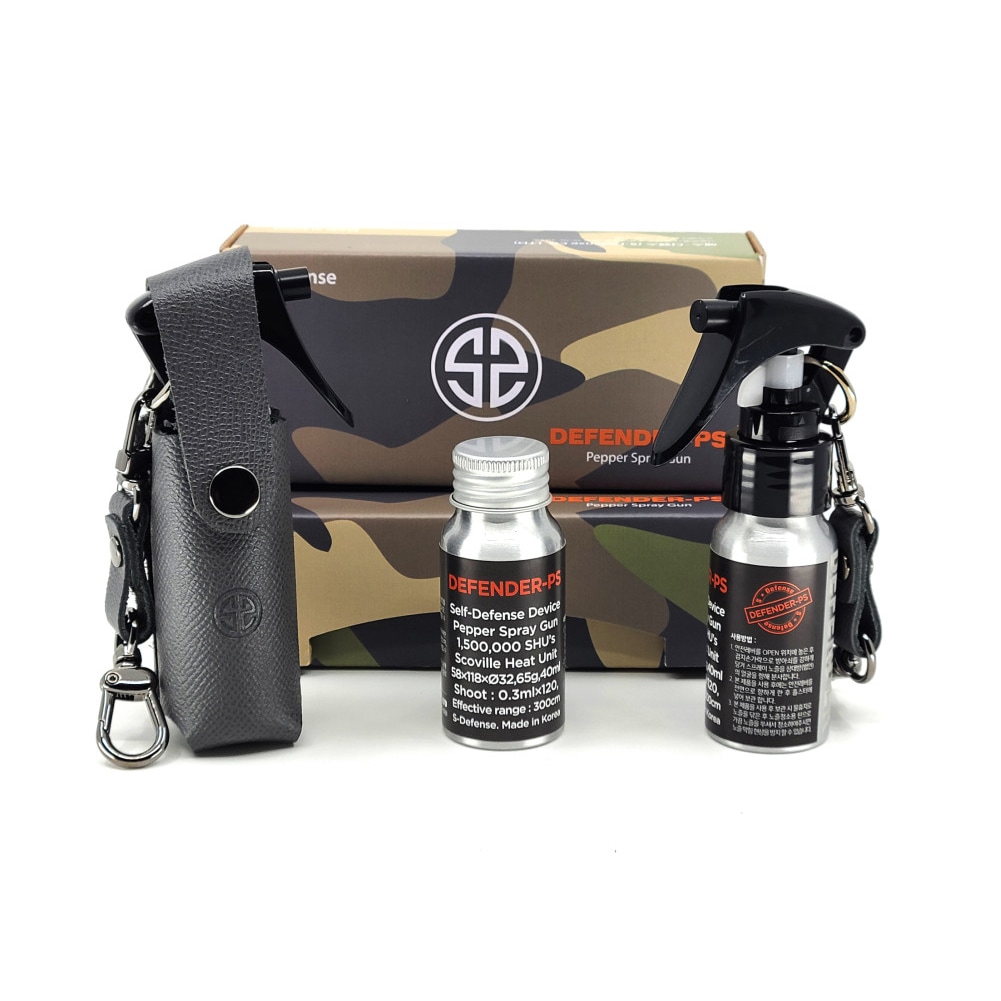 [S-Defense] 護身用ペッパースプレー 猛犬退治用ディフェンダーPS