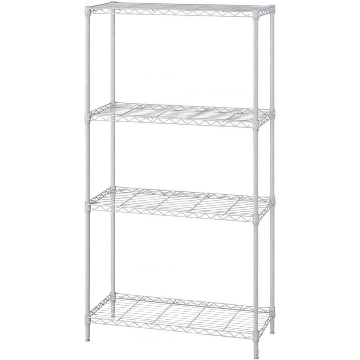 アイリスオーヤマ カラーメタルラック ライトグレー CMM-75144 4段 メタルラック キッチン リビング ランドリー 収納 グレー 簡単組立