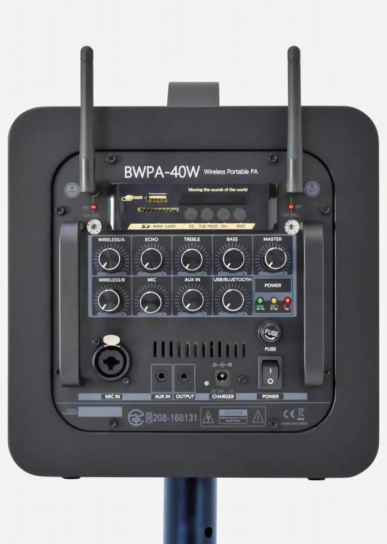 簡易音響 Belcat ベルキャット ポータブル PAアンプ BWPA-40W ワイヤレスマイク2本 35,750円